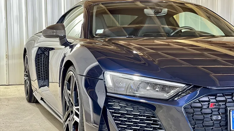Audi R8 lavée et lustrée
